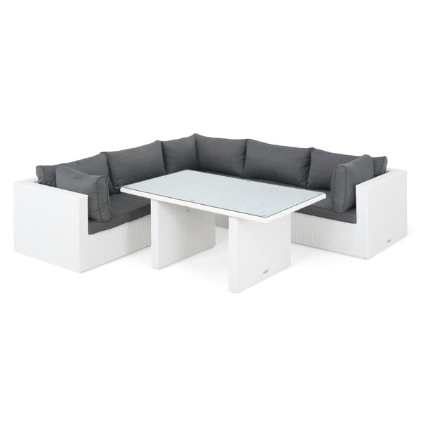 Dakota Fields Ratan 5 Person Seating Group with Cushions Wayfair.co.uk